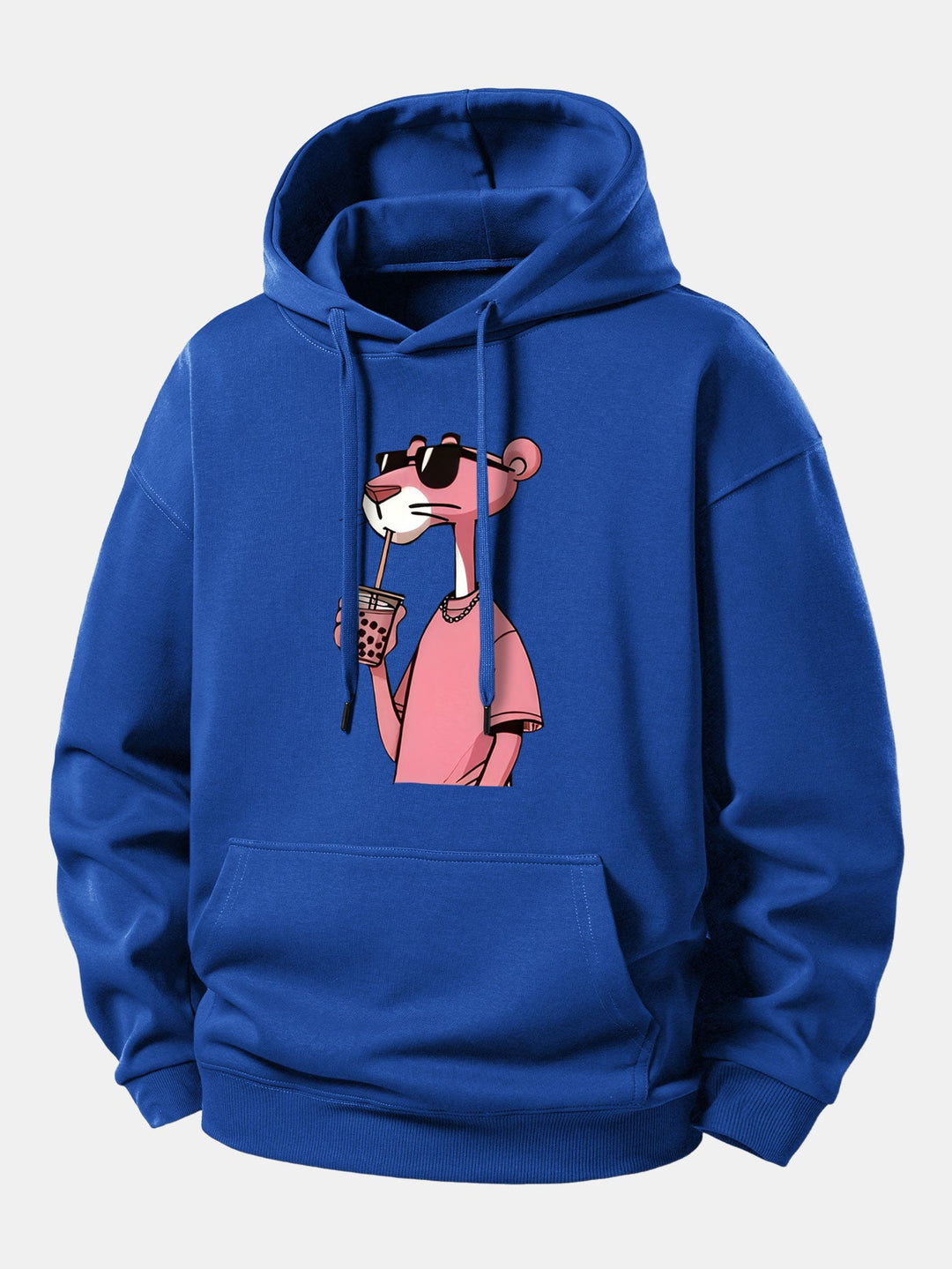 Pink Panther Print Relax Fit Hoodie