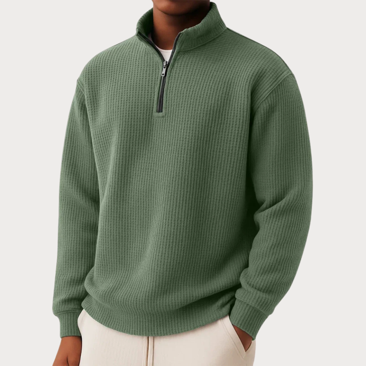 CLARKE ZIP PULLOVER | EVERYDAY COMFORT WITH TIMELESS STYLE