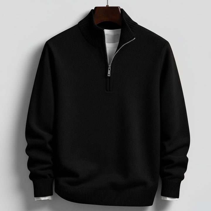 MILLER ZIP SWEATER | CLEAN, COMFORTABLE, CONFIDENT