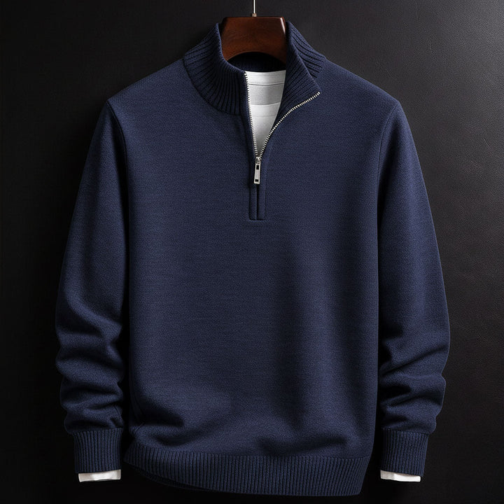 MILLER ZIP SWEATER | CLEAN, COMFORTABLE, CONFIDENT