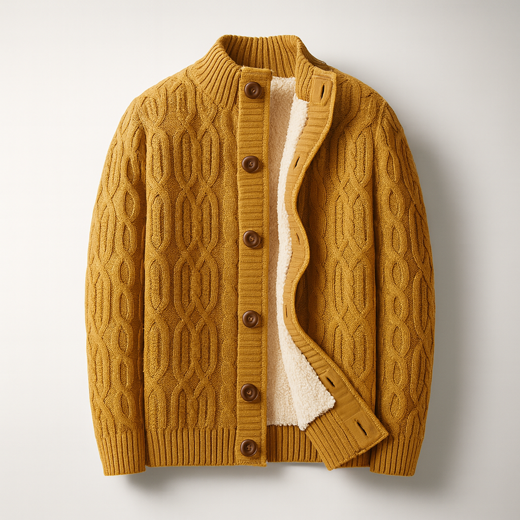 CAMDEN CABLE CARDIGAN | CLASSIC COMFORT, MODERN FEEL