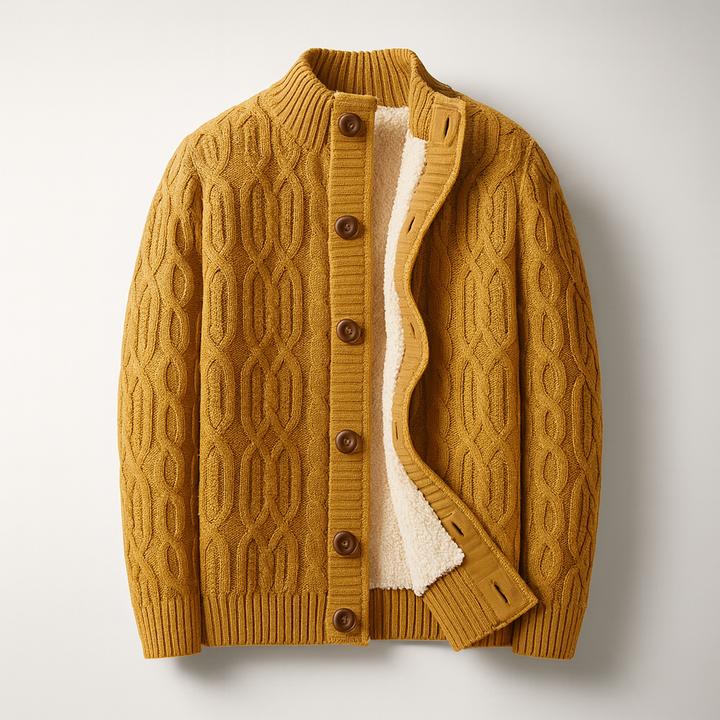 CAMDEN CABLE CARDIGAN | CLASSIC COMFORT, MODERN FEEL