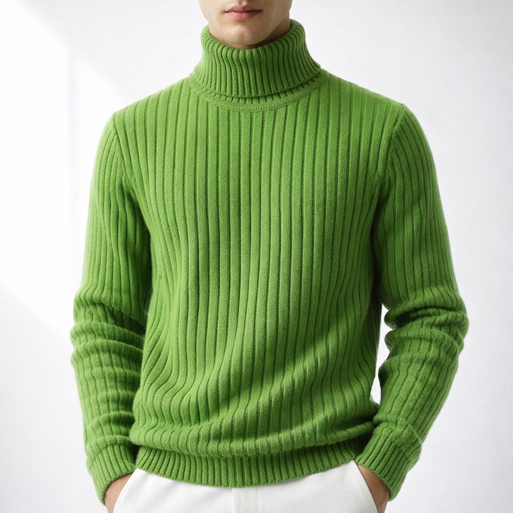 CEDAR KNIT TURTLENECK | EFFORTLESS WARMTH, SHARP CITY STYLE