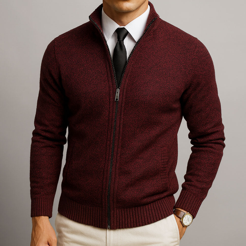 MARTIN ZIP KNIT CARDIGAN | EFFORTLESS SMART, DAILY WEAR