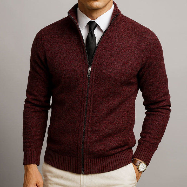 MARTIN ZIP KNIT CARDIGAN | EFFORTLESS SMART, DAILY WEAR