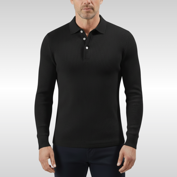 KYLE RIBBED POLO | REFINED COMFORT FOR EVERYDAY WEAR