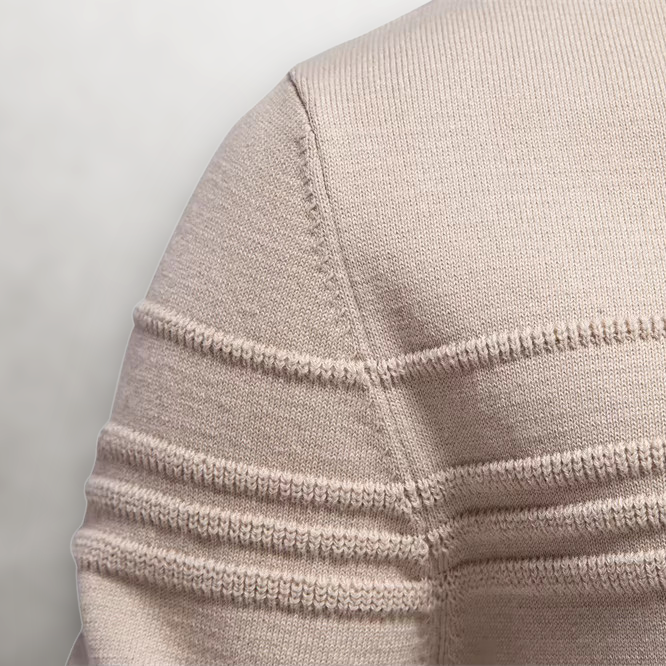 JAMIE KNIT JUMPER | CLASSIC GRID DETAIL