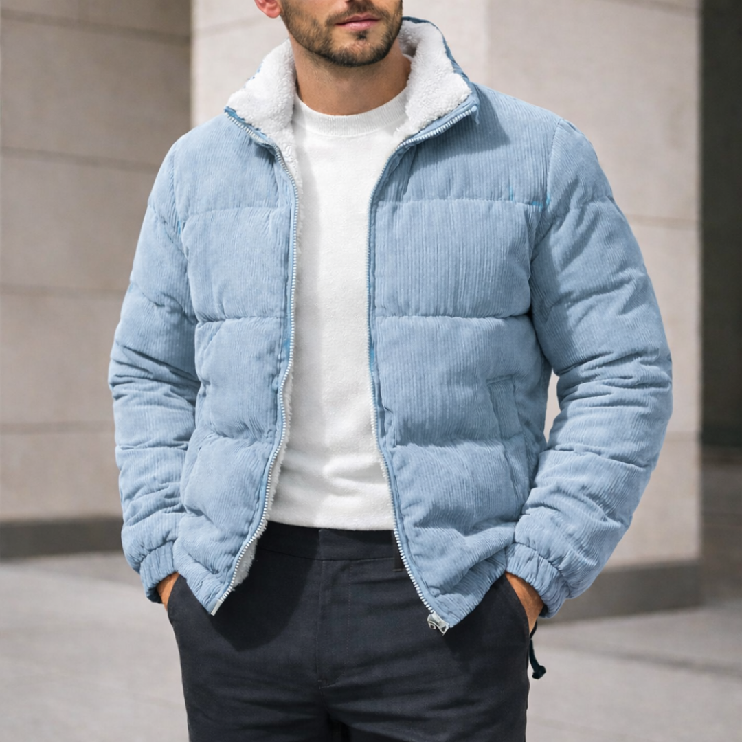 ALFIE CORDUROY JACKET | STAY WARM WITHOUT THE BULK