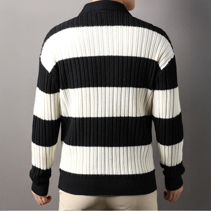 REGULAR-FIT RIBBED COTTON SWEATER | BOLD TEXTURE WITH EVERYDAY ELEGANCE
