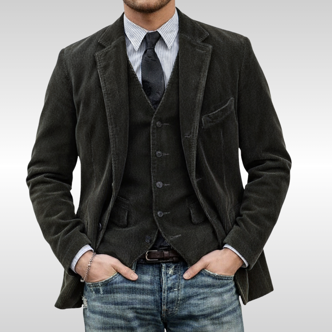 SHELBY CORDUROY BLAZER | TIMELESS CONFIDENCE