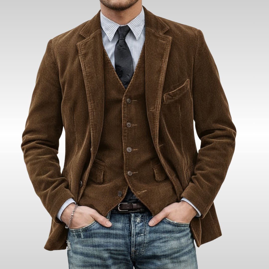 SHELBY CORDUROY BLAZER | TIMELESS CONFIDENCE