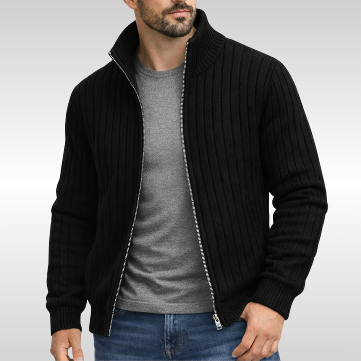 CALLUM ZIP CARDIGAN | REFINED STYLE, COMFORTABLE WARMTH