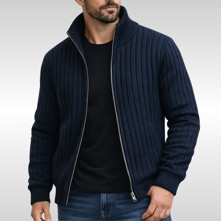CALLUM ZIP CARDIGAN | REFINED STYLE, COMFORTABLE WARMTH