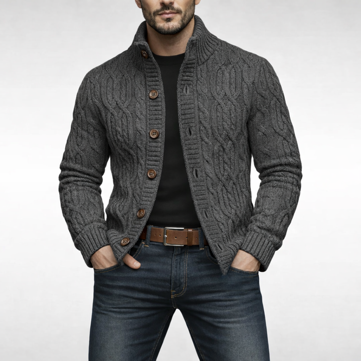 CAMDEN CABLE CARDIGAN | CLASSIC COMFORT, MODERN FEEL