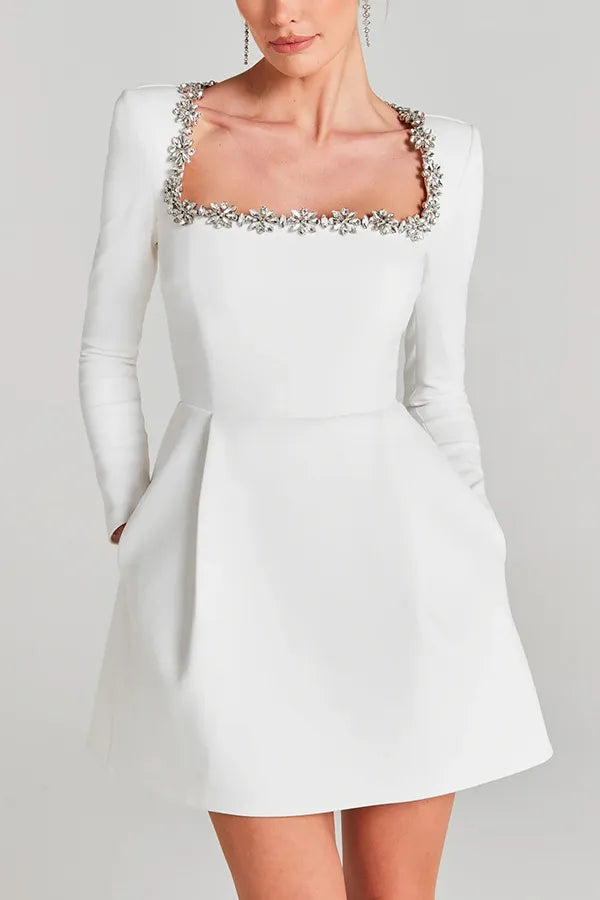 Isabella | Velvet Mini Dress