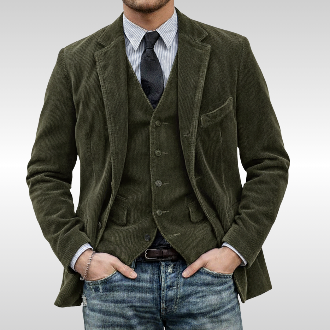 SHELBY CORDUROY BLAZER | TIMELESS CONFIDENCE