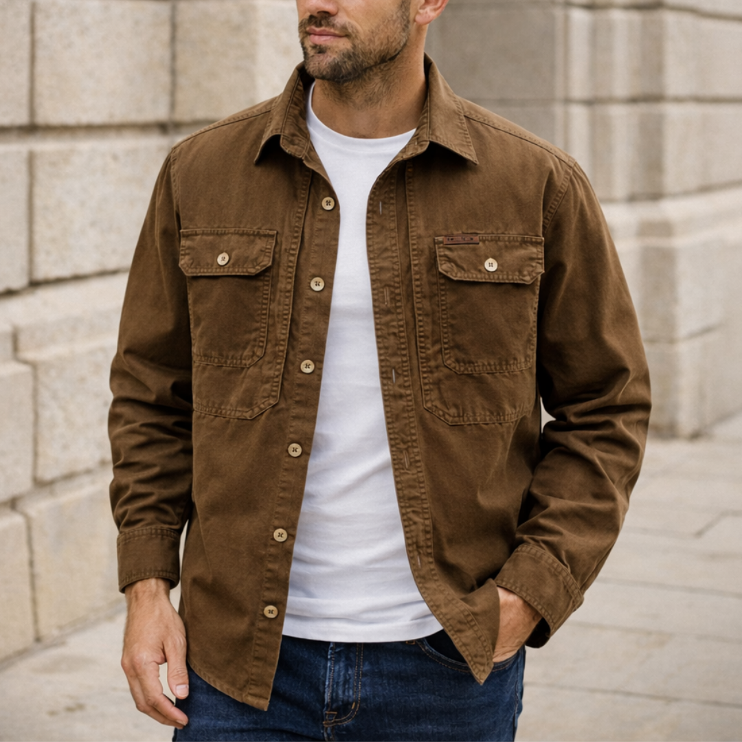HARLOW COTTON WORK SHIRT | TOUGH COTTON, DAILY DEPENDABILITY