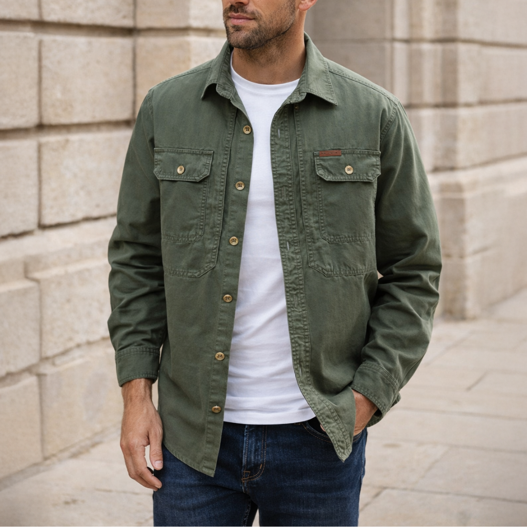 HARLOW COTTON WORK SHIRT | TOUGH COTTON, DAILY DEPENDABILITY
