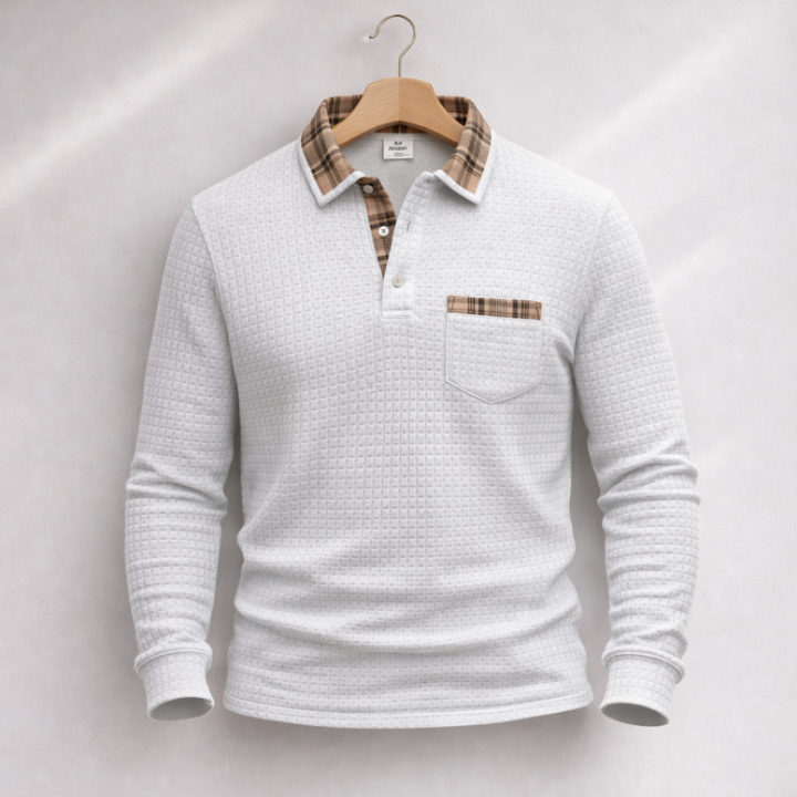 NOAH WAFFLE POLO SHIRT | 1+1 FREE
