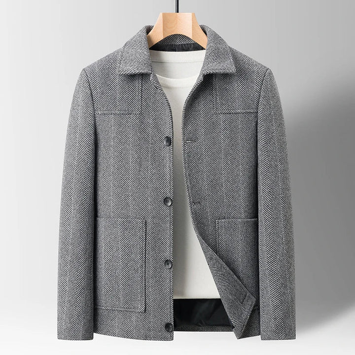 OSWALD CLASSIC HERRINGBONE JACKET | REFINED EVERYDAY STRUCTURE
