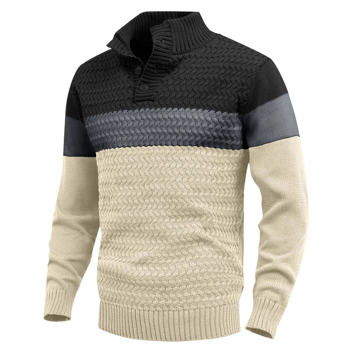 HARLAN KNIT PULLOVER | MODERN CONTRAST, EVERYDAY COMFORT