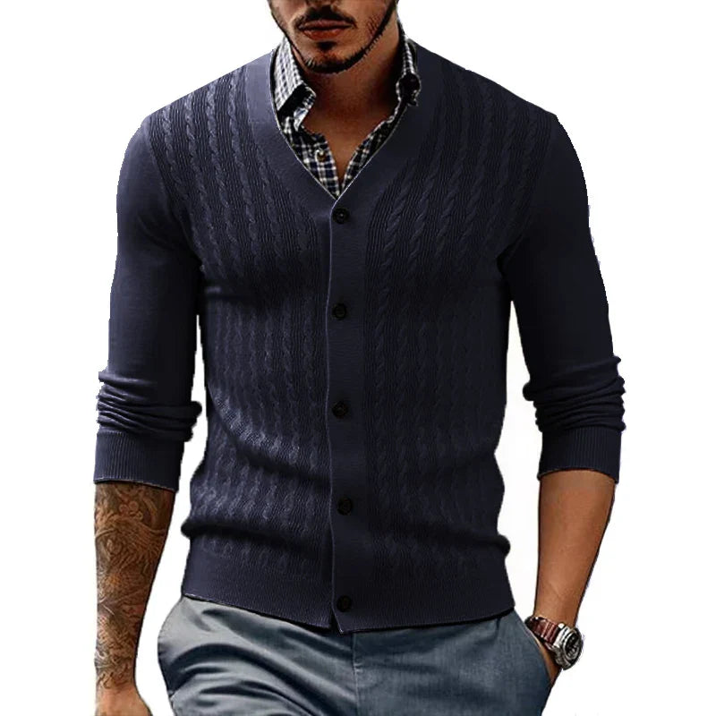 ALEXANDER CABLE KNIT CARDIGAN | REFINED STYLE, ALL-DAY COMFORT
