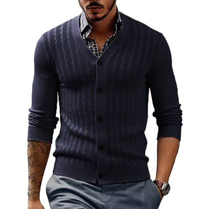 ALEXANDER CABLE KNIT CARDIGAN | REFINED STYLE, ALL-DAY COMFORT