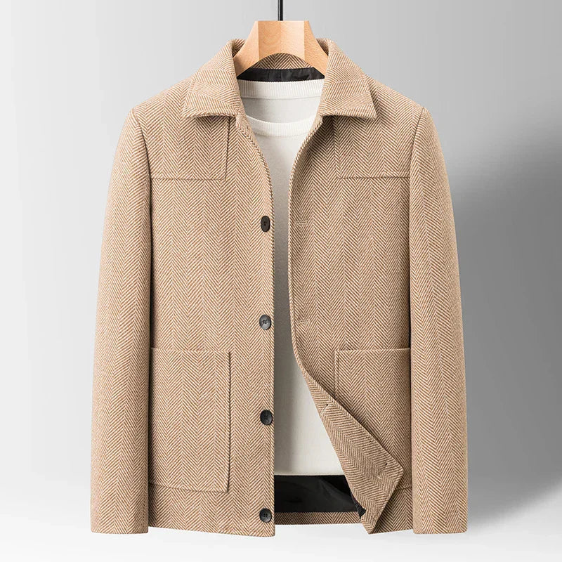 OSWALD CLASSIC HERRINGBONE JACKET | REFINED EVERYDAY STRUCTURE