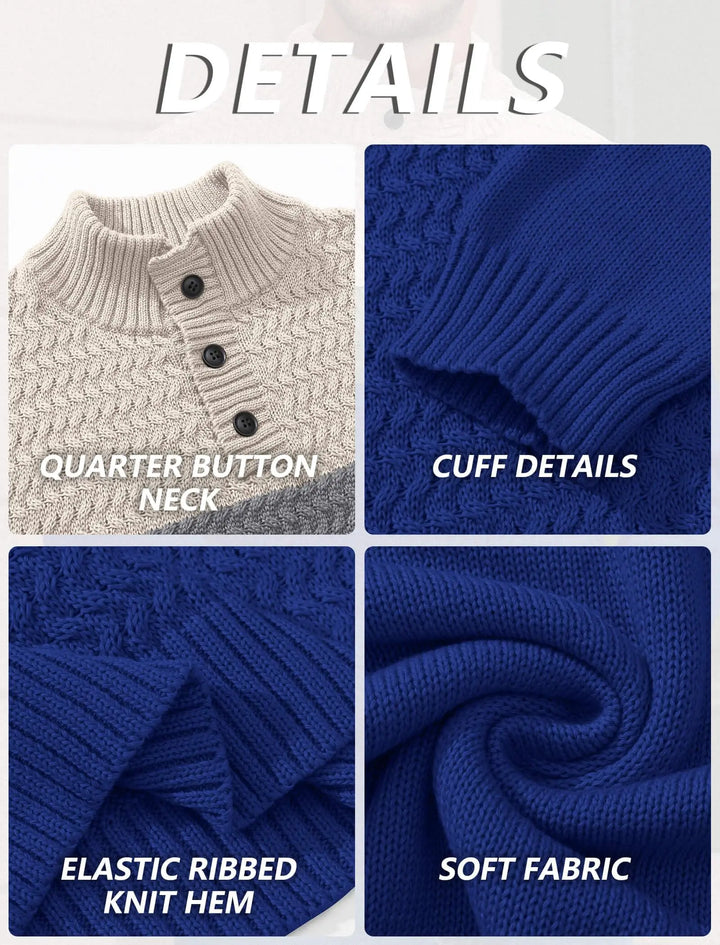 HARLAN KNIT PULLOVER | MODERN CONTRAST, EVERYDAY COMFORT