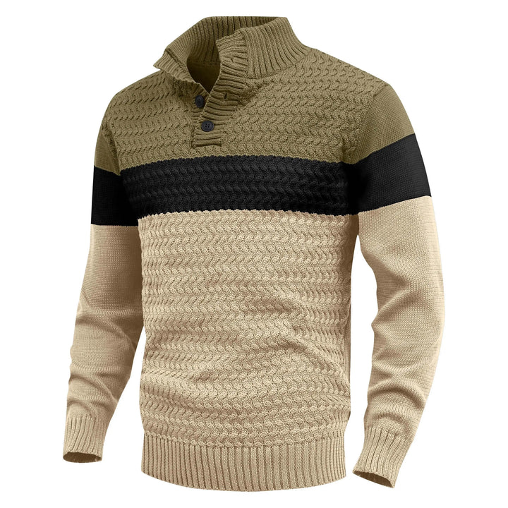 HARLAN KNIT PULLOVER | MODERN CONTRAST, EVERYDAY COMFORT
