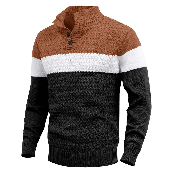 HARLAN KNIT PULLOVER | MODERN CONTRAST, EVERYDAY COMFORT