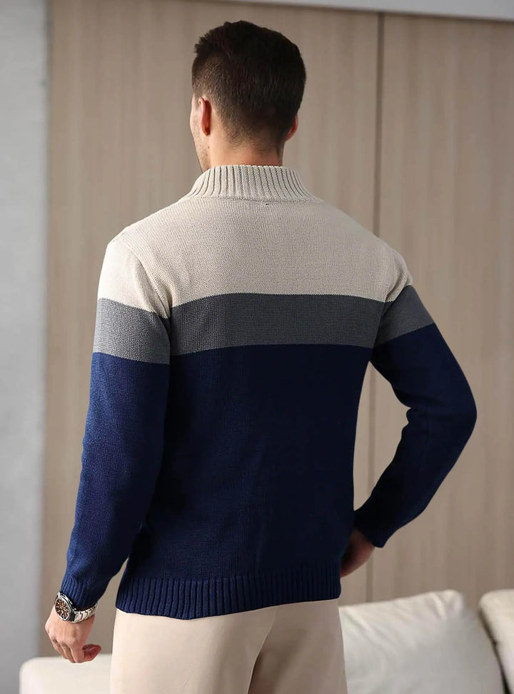 HARLAN KNIT PULLOVER | MODERN CONTRAST, EVERYDAY COMFORT