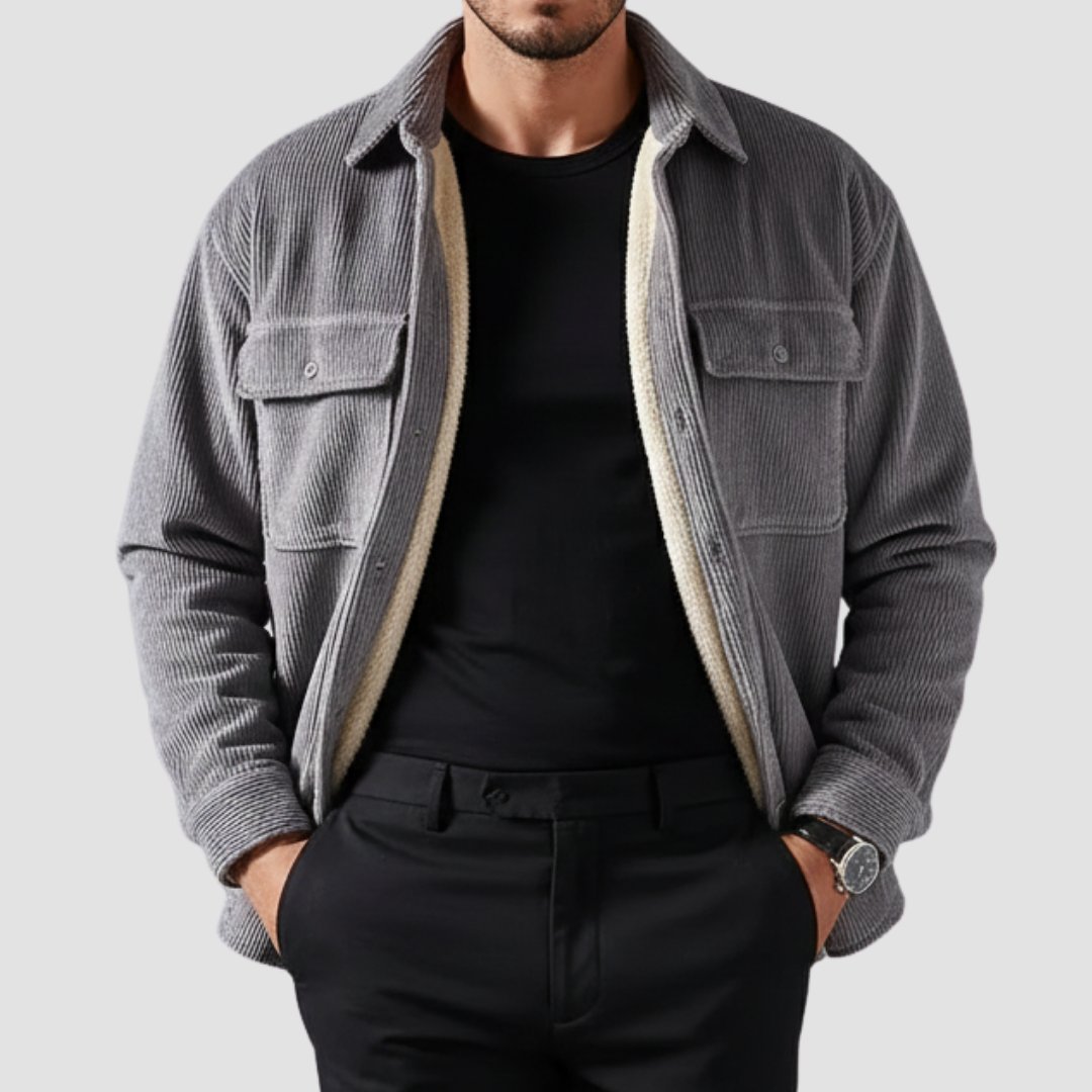 TATE CORDUROY OVERSHIRT | REFINED AND COLD-WEATHER READY