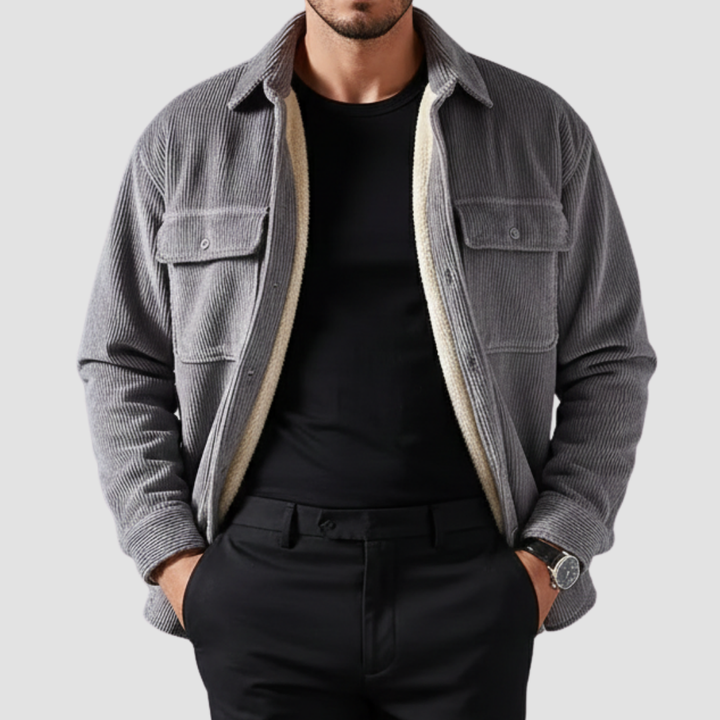 TATE CORDUROY OVERSHIRT | REFINED AND COLD-WEATHER READY