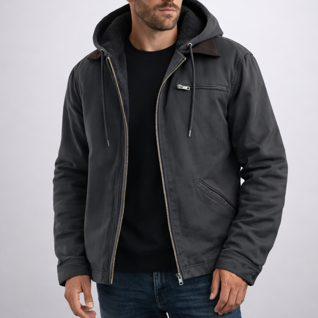 TONY LINED JACKET | HOODED DAILY COMFORT