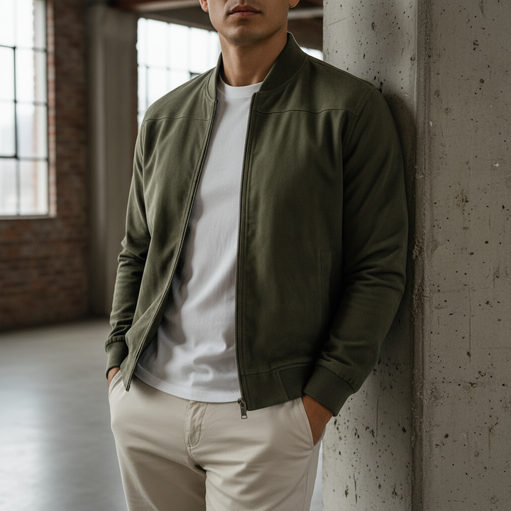 CALEB BOMBER JACKET | REFINED EVERYDAY ELEGANCE