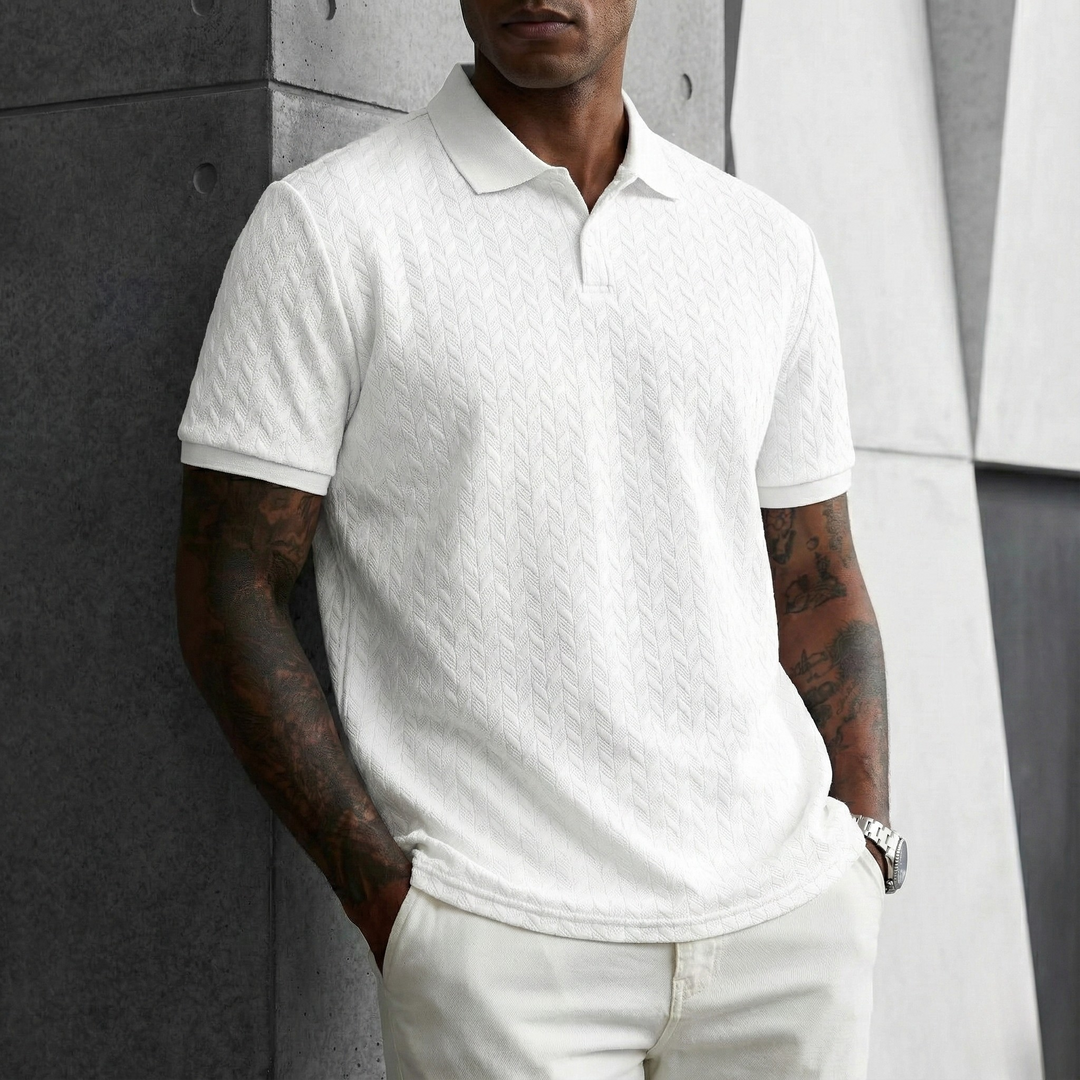 RAFAEL TEXTURED POLO | DISTINCTIVE BY DESIGN