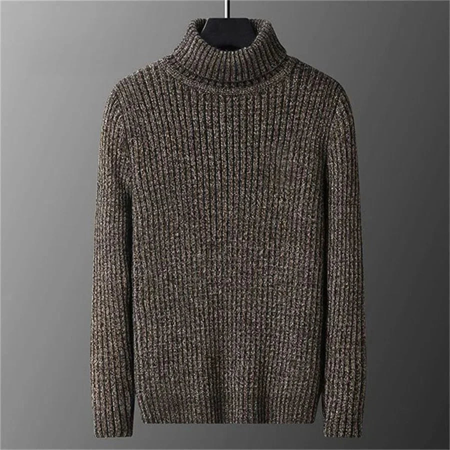 MICHAEL RIBBED TURTLENECK | WARM COMFORT, EFFORTLESS ELEGANCE