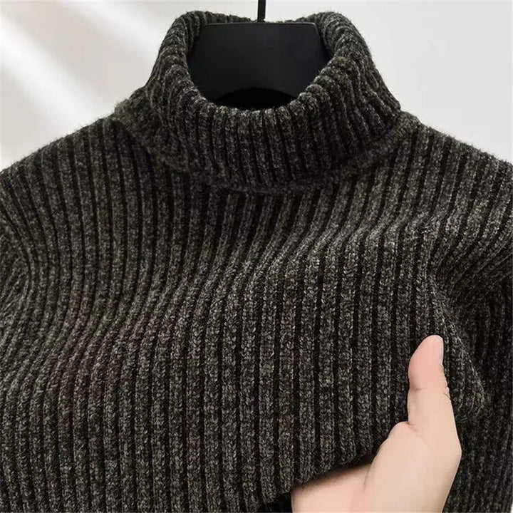 MICHAEL RIBBED TURTLENECK | WARM COMFORT, EFFORTLESS ELEGANCE