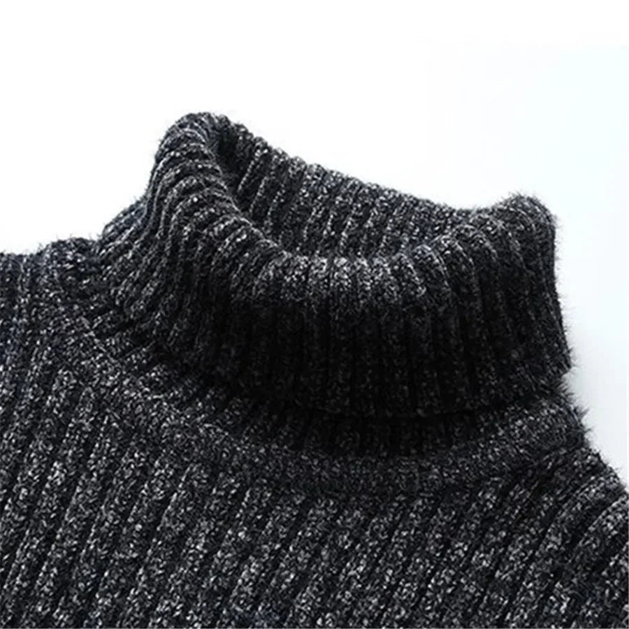 MICHAEL RIBBED TURTLENECK | WARM COMFORT, EFFORTLESS ELEGANCE
