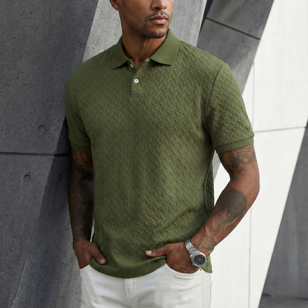 RAFAEL TEXTURED POLO | DISTINCTIVE BY DESIGN