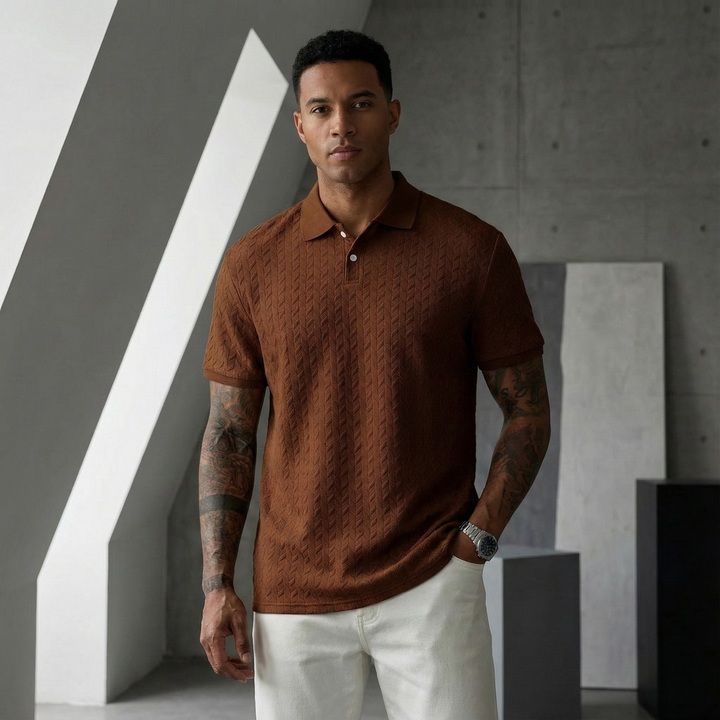 RAFAEL TEXTURED POLO | DISTINCTIVE BY DESIGN