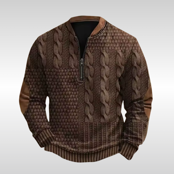 SUTTON TEXTURED HALF-ZIP | LIGHTWEIGHT SUTTON STYLE WITH CHARACTER